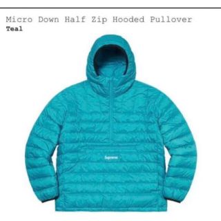 Supreme - シュプリーム マイクロダウン ハーフジップ アノラック の