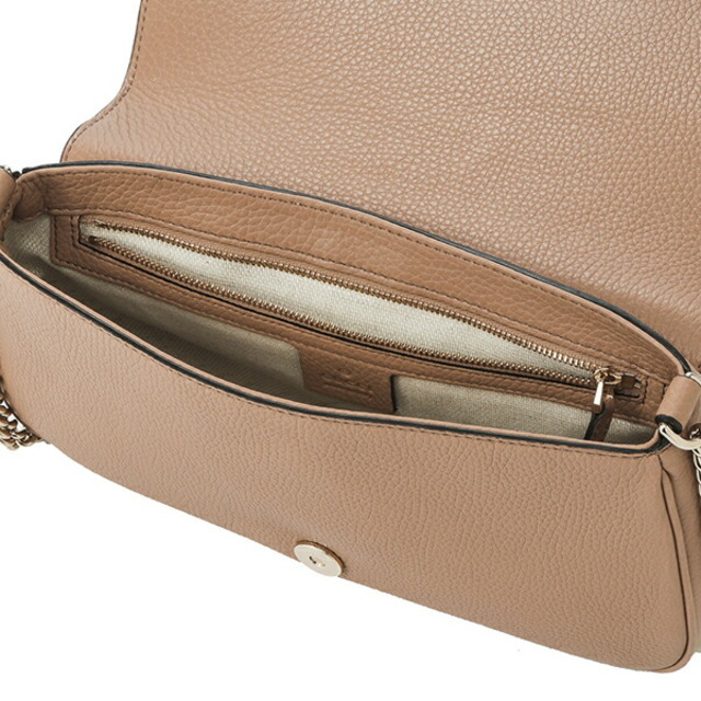 GUCCI - 新品 グッチ GUCCI ショルダーバッグ ソーホー ベージュ系の