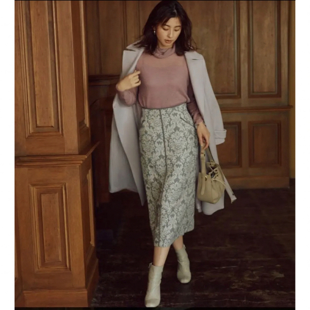 JUSGLITTY - JUSGLITTY ジャスグリッティー ステッチロングコート の