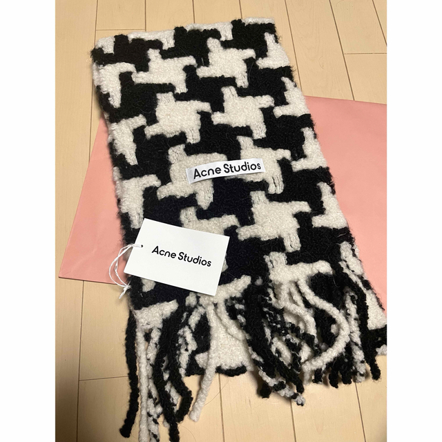 Acne Studios - Acne Studios22aw秋冬新作千鳥格子柄マフラーの通販 by