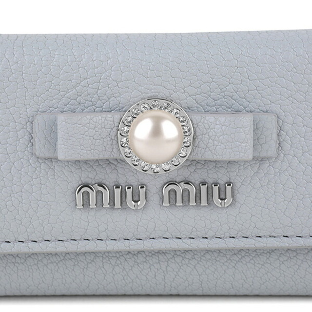 MIU MIU - 新品 ミュウミュウ MIU MIU キーケース マドラスパール