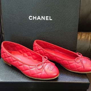 CHANEL（バレエシューズ ・ レッド/赤色系）のフリマアイテム一覧