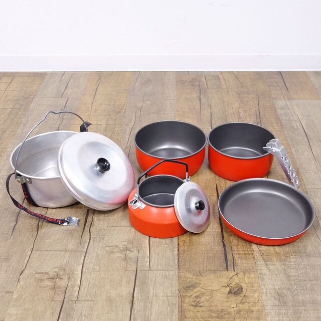 Snow Peak - 希少 トランギア trangia キャンピング セット ET 赤