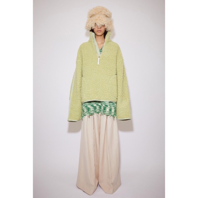 Acne Studios - acne studios ボア プルオーバー ジャケット グリーン