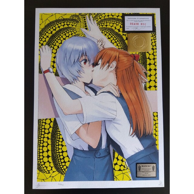 額付き】DEATH NYC 正規品 アスカ&レイ エヴァンゲリオンの通販 by