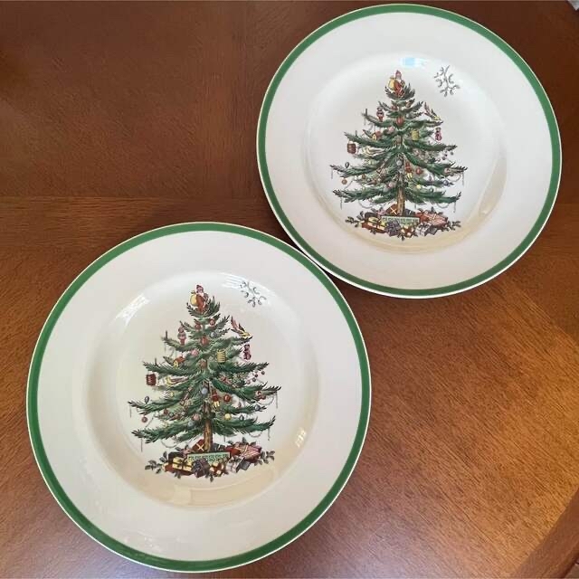 未使用美品】英国製スポード ☆クリスマスツリー☆ペアセットの通販 by