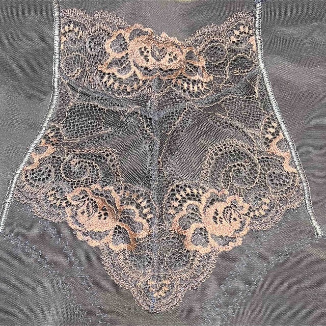 ナウクチュールロングガードルモーヴネイビー70