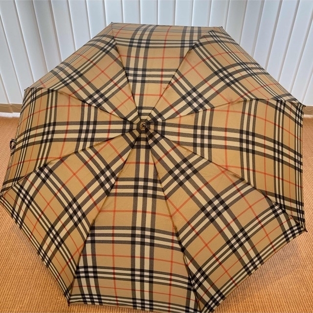 BURBERRY - BURBERRYバーバリーノバチェック 折りたたみ傘 チェック柄