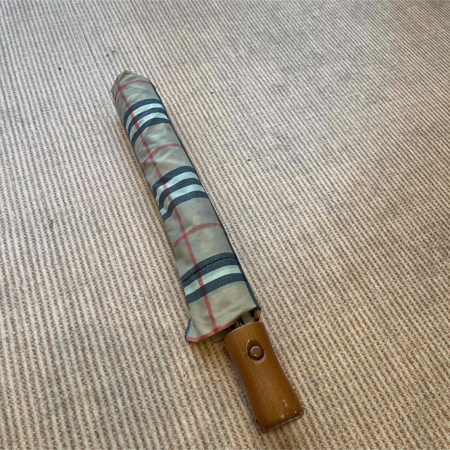 BURBERRY - BURBERRYバーバリーノバチェック 折りたたみ傘 チェック柄