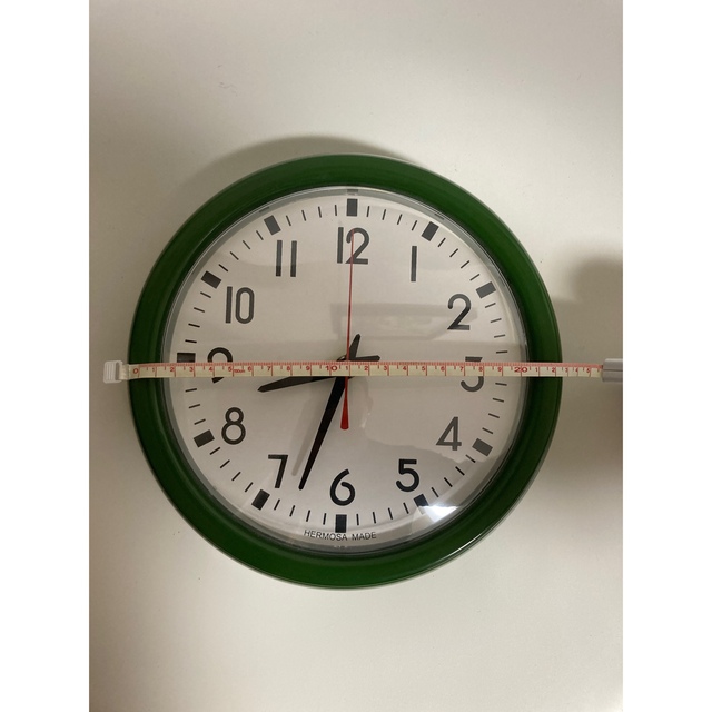 最終値下】ハモサ HERMOSA 掛時計 ホーロー 琺瑯 グリーンの通販 by