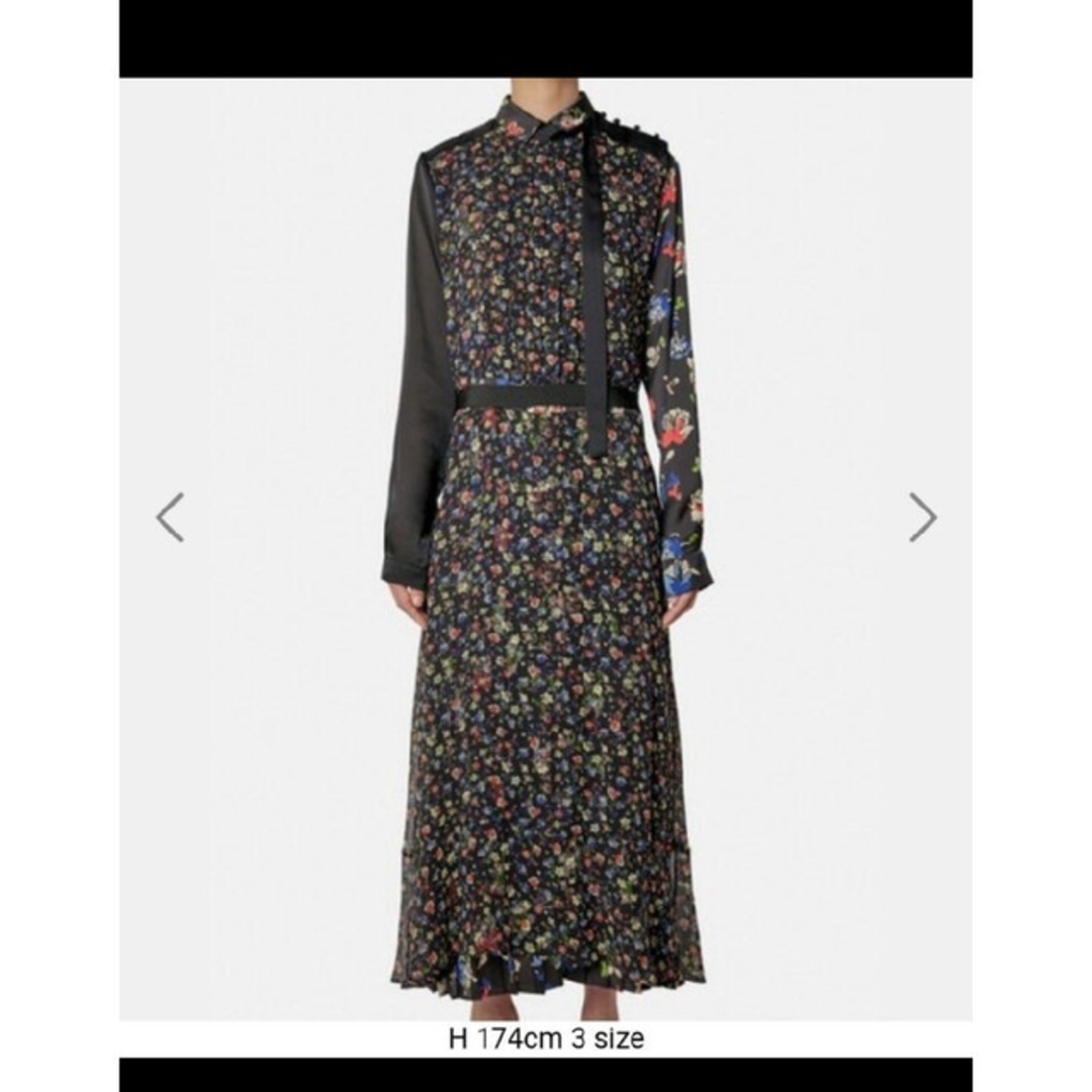 sacai - sacai サカイ フラワープリント ドレス ワンピースの通販 by
