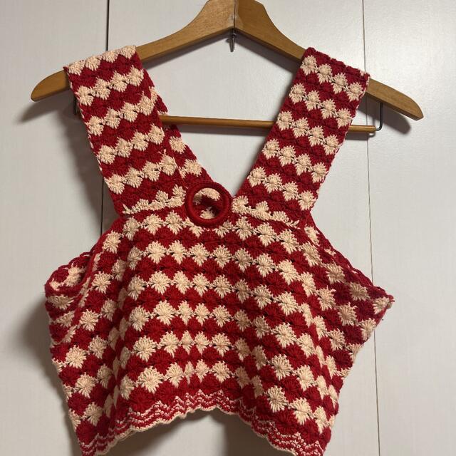 babaco - babacoのニットクロシェビスチェの通販 by ミルク's shop