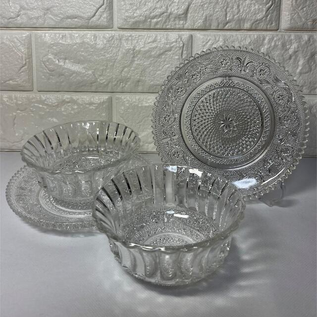 長谷川ガラス エリザベス デザートセットの通販 by COSMOS｜ラクマ