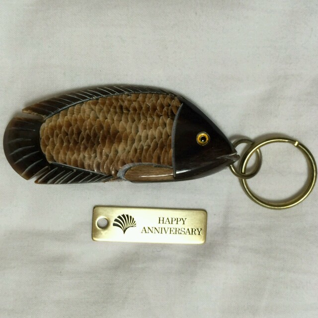 沖縄 ブセナテラスホテル アロワナルームキーホルダーの通販 by ken's