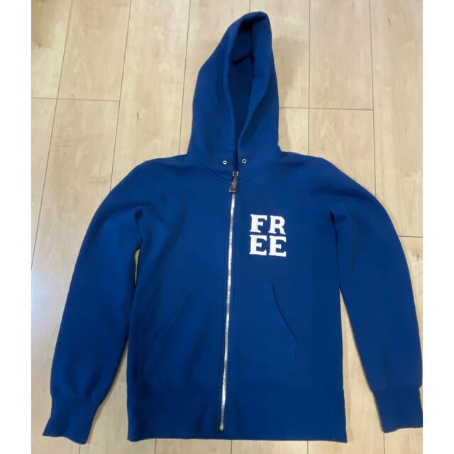 VISVIM - visvim APPLIQUE VINTAGE HOODIE F.Z. BLUEの通販 by げっち