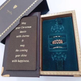 agete - アガット agete 2008年クリスマス限定ダイヤリング3点セット