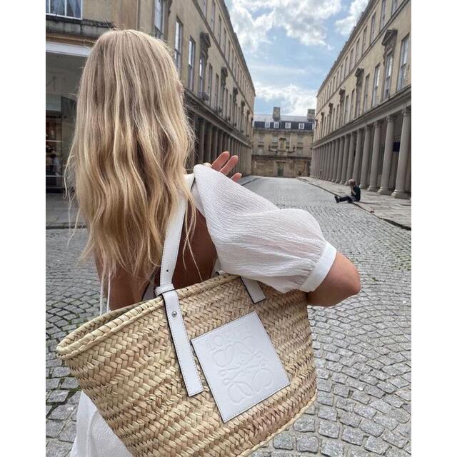 LOEWE かごバック ナチュラル ミディアムサイズ