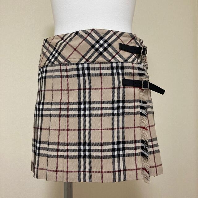 BURBERRY BLUE LABEL - バーバリーブルーレーベルプリーツスカートの