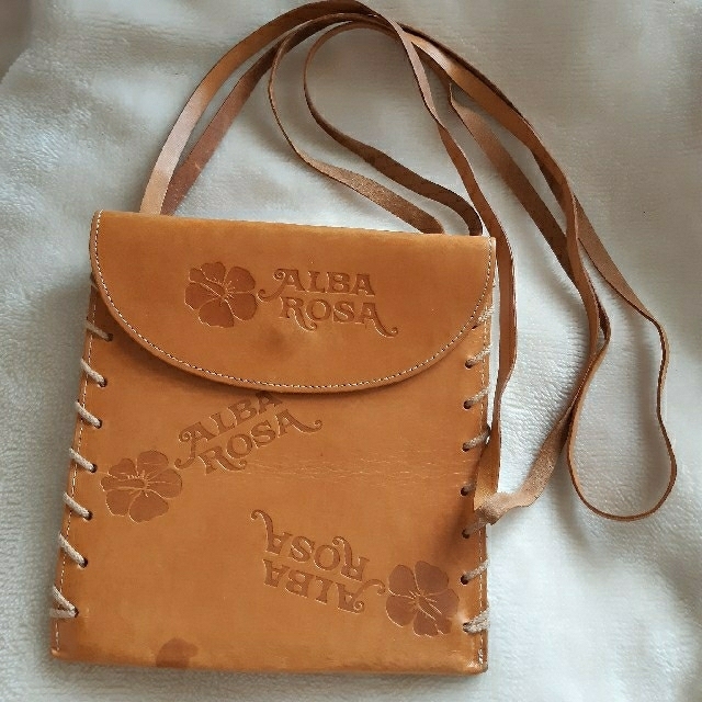 ALBA ROSA - ALBA ROSA アルバローザ ハイビスカス ヌメ革 ポシェット