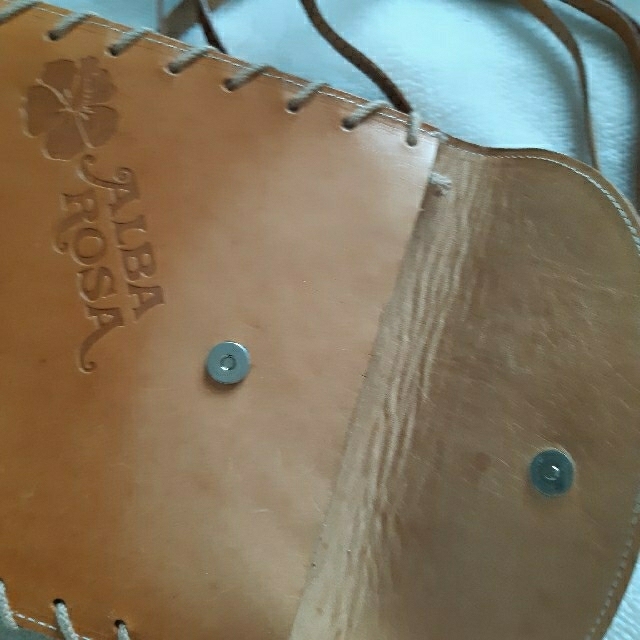 ALBA ROSA - ALBA ROSA アルバローザ ハイビスカス ヌメ革 ポシェット