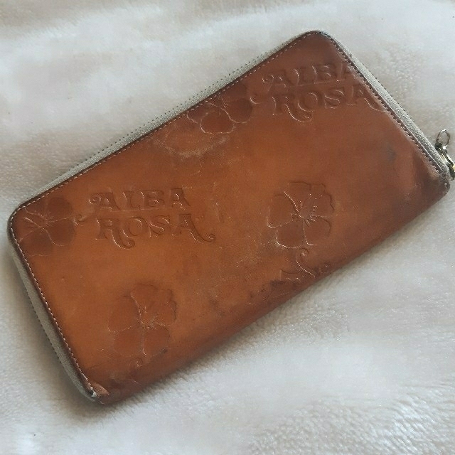 ALBA ROSA - ALBA ROSA アルバローザ ハイビスカス ヌメ革 革製 長財布