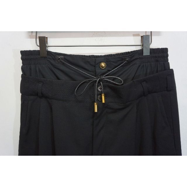 SAINT LAURENT - 17SS サンローラン ダブル ウエスト スラックス