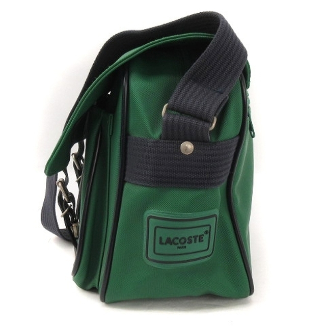 LACOSTE - ラコステ メッセンジャーバッグ ショルダー PVC 型押しロゴ