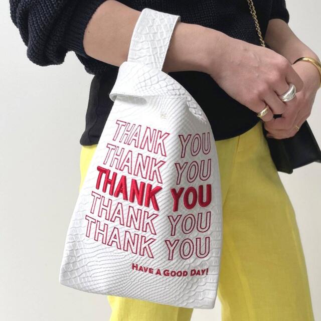 L'Appartement DEUXIEME CLASSE - GOOD GRIEF！THANK YOU LEATHER BAG