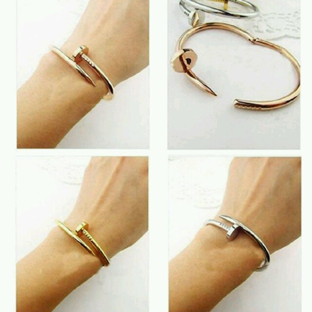 登坂広臣着用タイプ 一本釘ブレスレット 一個 ピンクゴールドの通販 by