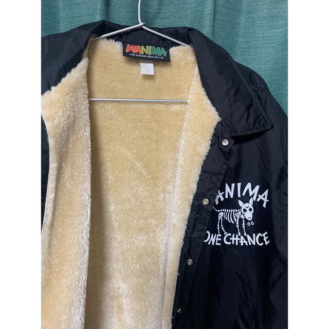 WANIMAベアブック10周年記念会員限定ナイロンジャケット 黒 刺繍ロゴ