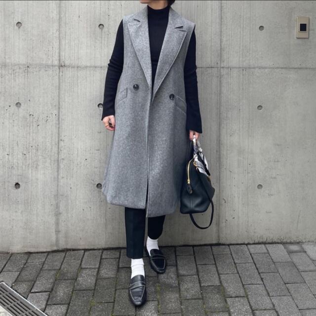 ZARA - 【新品未使用タグ付き】ZARA ダブルブレストソフトベストの通販