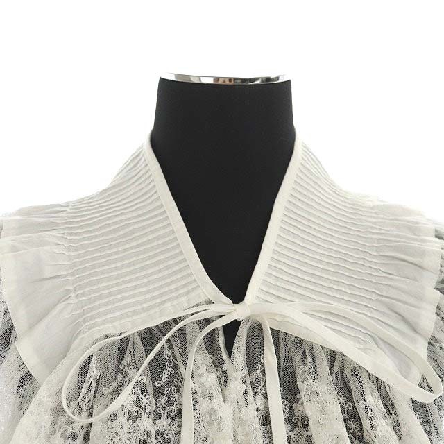 ENFOLD - エンフォルド ENFOLD 21SS レース 付け襟 38 白 ホワイト /MF