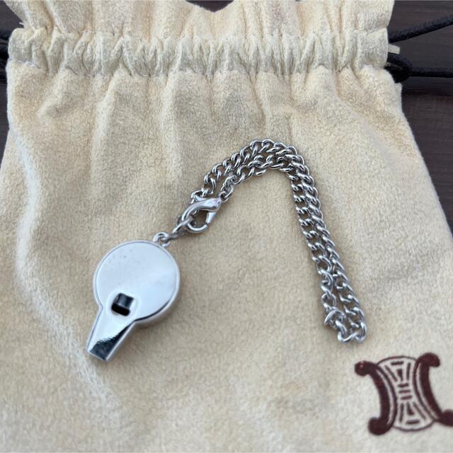 CELINE セリーヌ ホイッスル バッグチャーム キーホルダー 美品