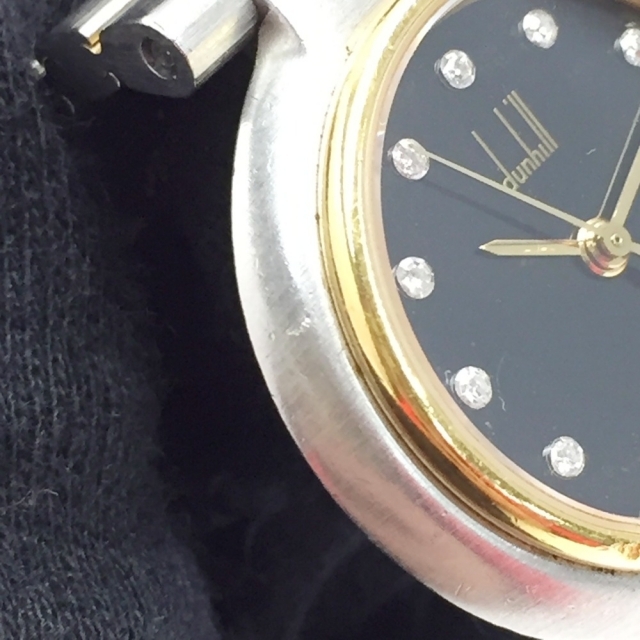 Dunhill - dunhill ダンヒル ミレニアム 12Pダイヤ コンビ ブラック