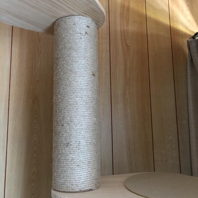 SUMIKA 突っ張り型 木製 キャットタワー の通販 by hanako's shop｜ラクマ