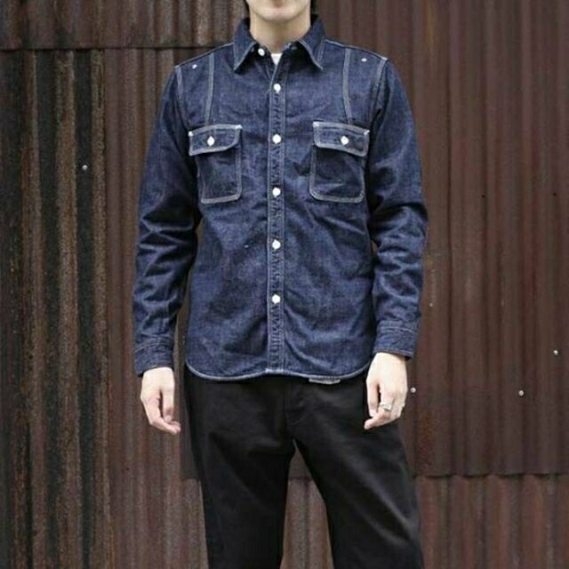 PHERROW'S - フェローズ デニムワークシャツ 40sの通販 by AA