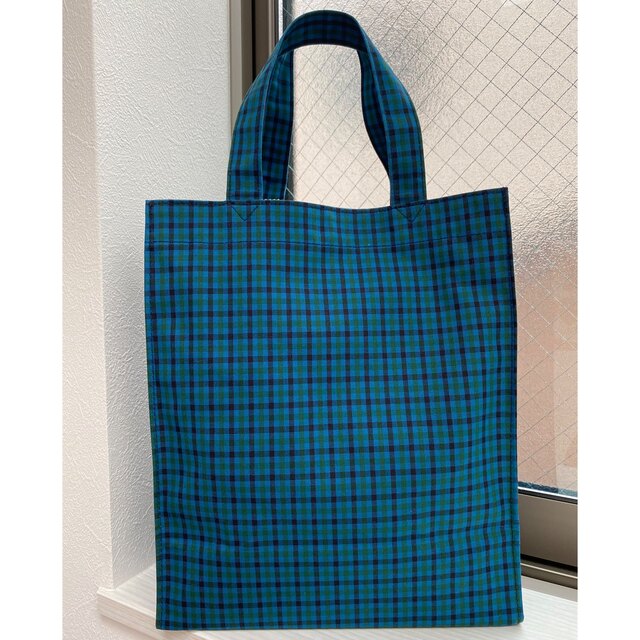 familiar - 新品未使用 ファミリア チェック トートバッグ 大の通販 by