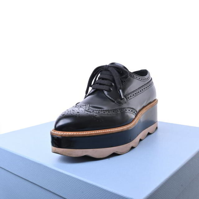 PRADA ウィングチップ レースアップシューズ 6 1/2