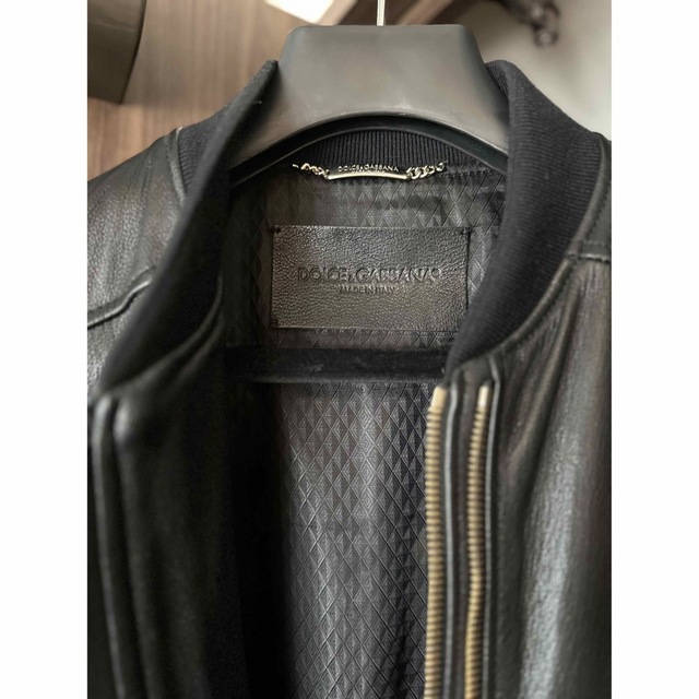 DOLCE&GABBANA - ドルチェ アンド ガッパーナ レザー ブルゾン