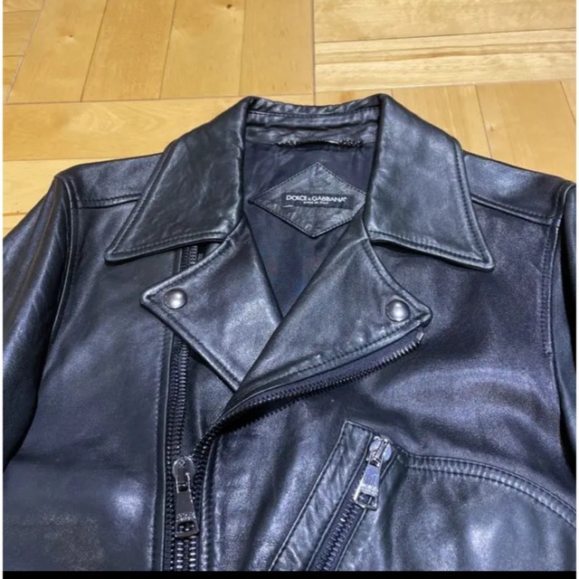 DOLCE&GABBANA - ドルチェ&ガッバーナ ライダースジャケット レザー