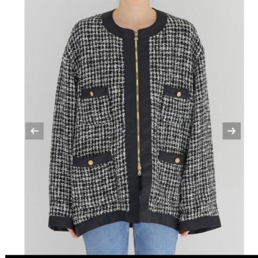 DEUXIEME CLASSE - Deuxieme Classe 22AW ツイード ジャケットの通販