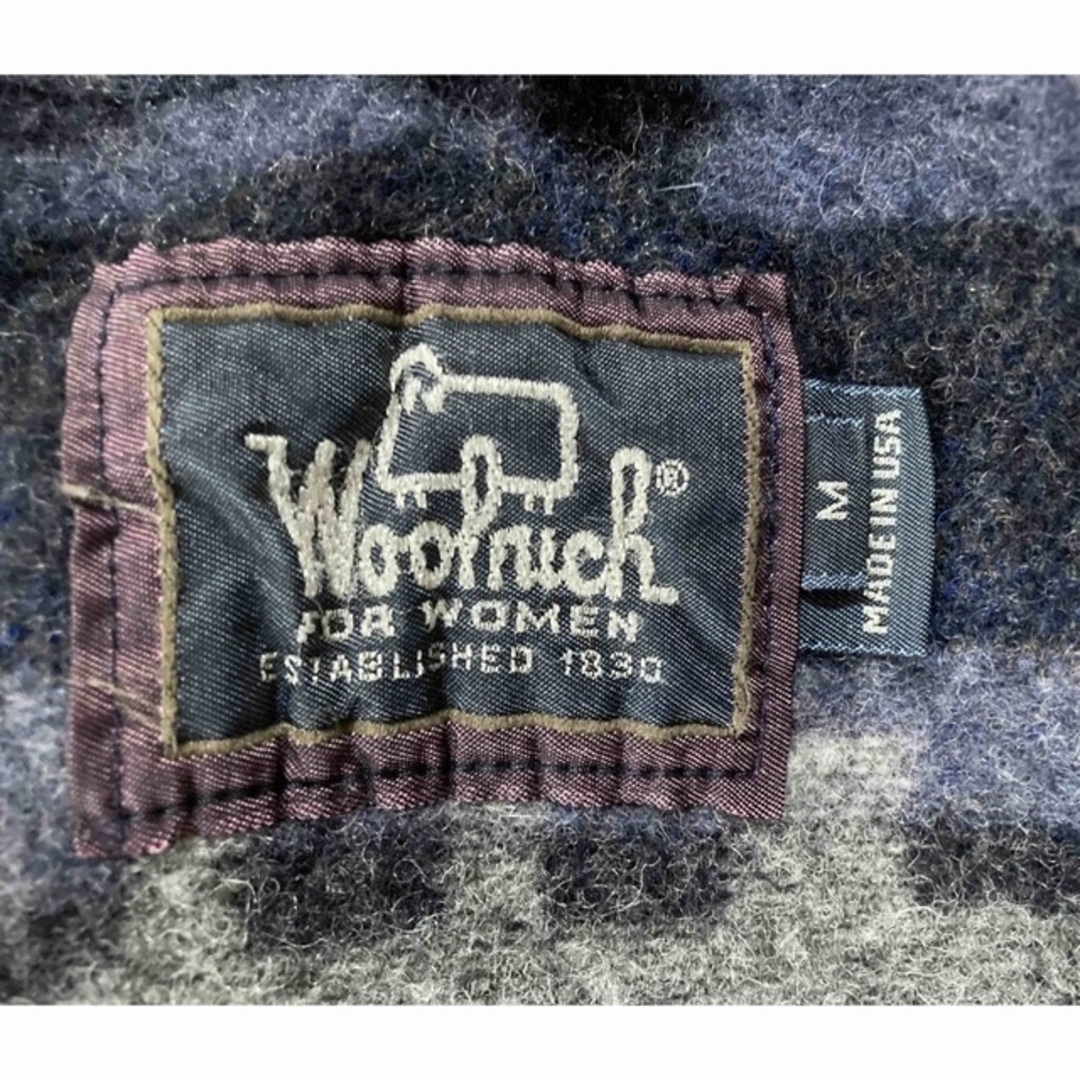 WOOLRICH - WOOLRICH米国製レザー襟デニムハンティングジャケットM