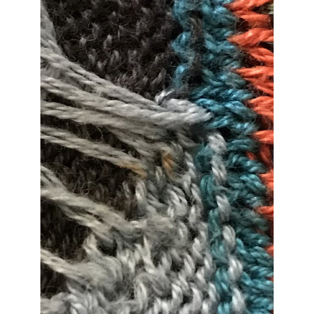 COOGI - 異次元のデザイン 芸術 美しい花柄 植物柄 90's COOGI ニット