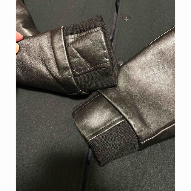 LAD MUSICIAN - LAD MUSICIAN ／ 袖レザー コーチ スタジャンの通販 by