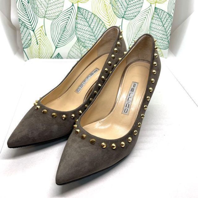 PELLICO - 超美品！ペリーコ スタッズ ポインテッド パンプス