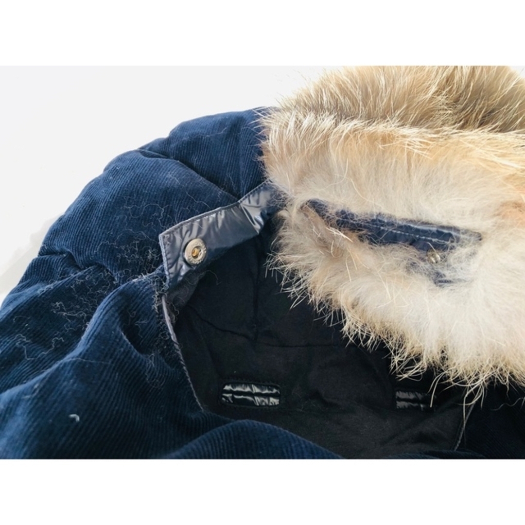 MONCLER - 新品モンクレールファー付きコーデュロイダウンおくるみ