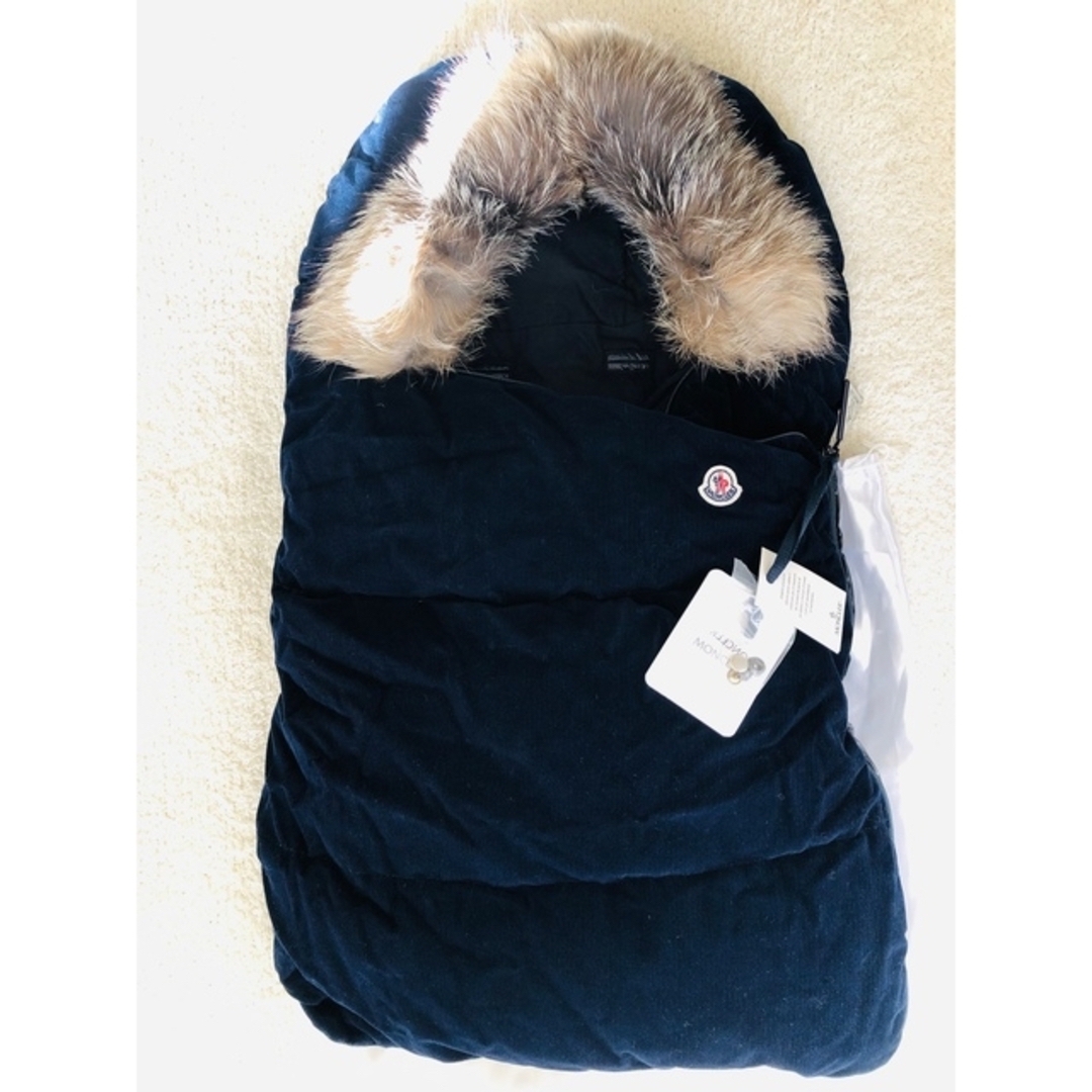 MONCLER - 新品モンクレールファー付きコーデュロイダウンおくるみ