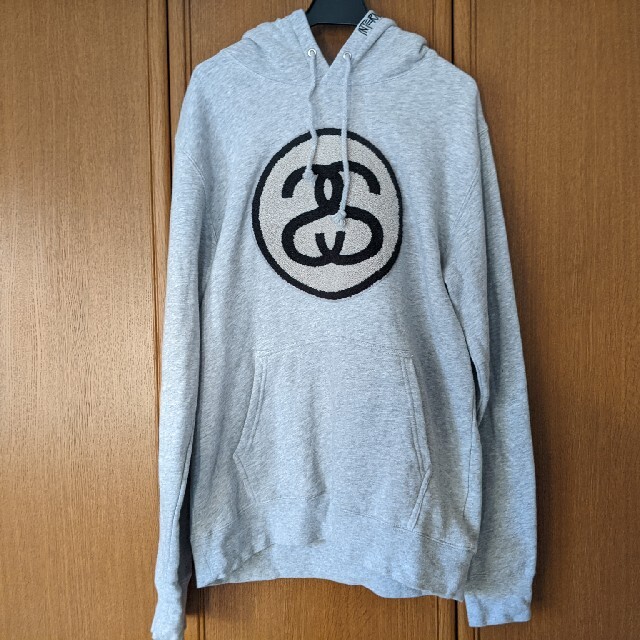STUSSY - STUSSY パーカー 灰色 グレー Mサイズ ステューシーの通販 by