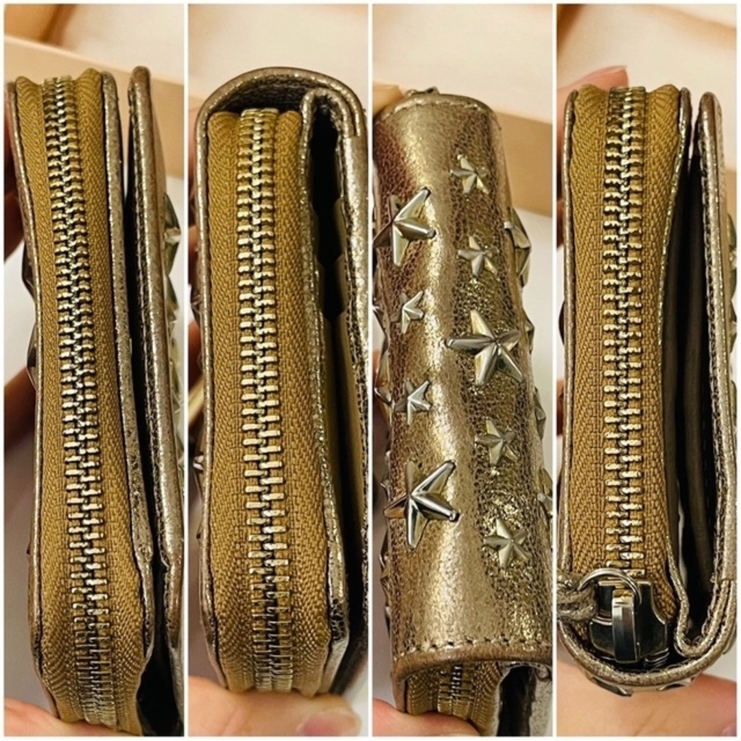 JIMMY CHOO - ジミーチュウ 星 スタッズ 財布 ゴールド キラキラ