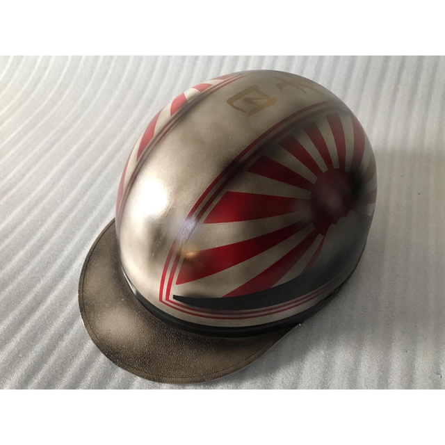 やられ塗装 富士日章 コルク半 ヘルメット 風防 三段シート ロケット